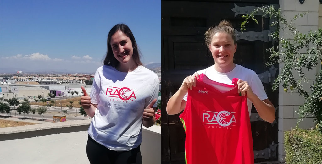 Las jugadoras del RACA Granada llegan a la ciudad